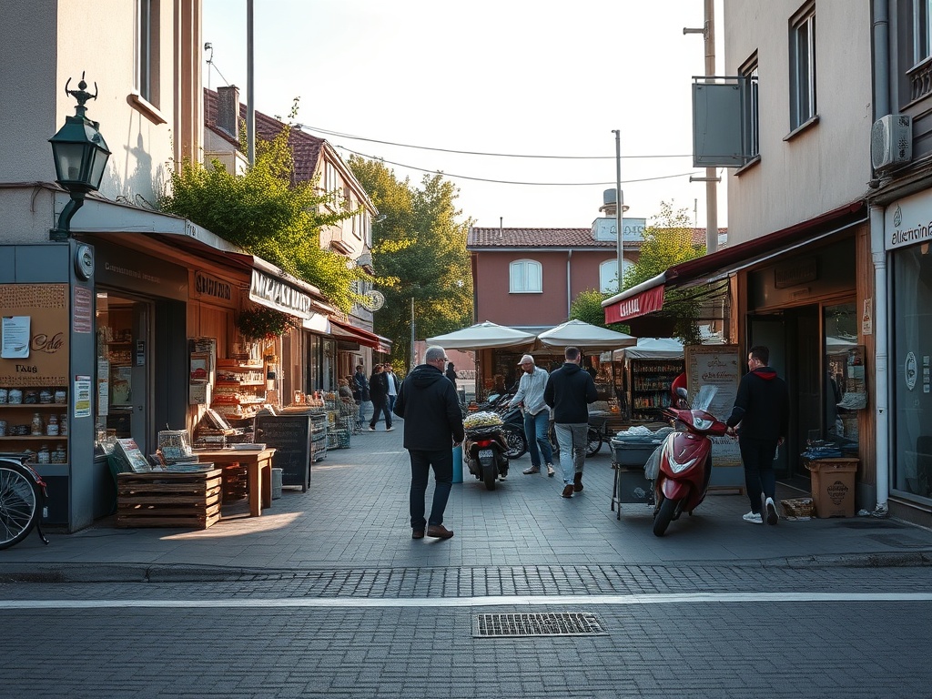 Mapa Sławna z zaznaczoną lokalizacją ulicy Iwaszkiewicza, gdzie sprzedawane są działki pod inwestycje.