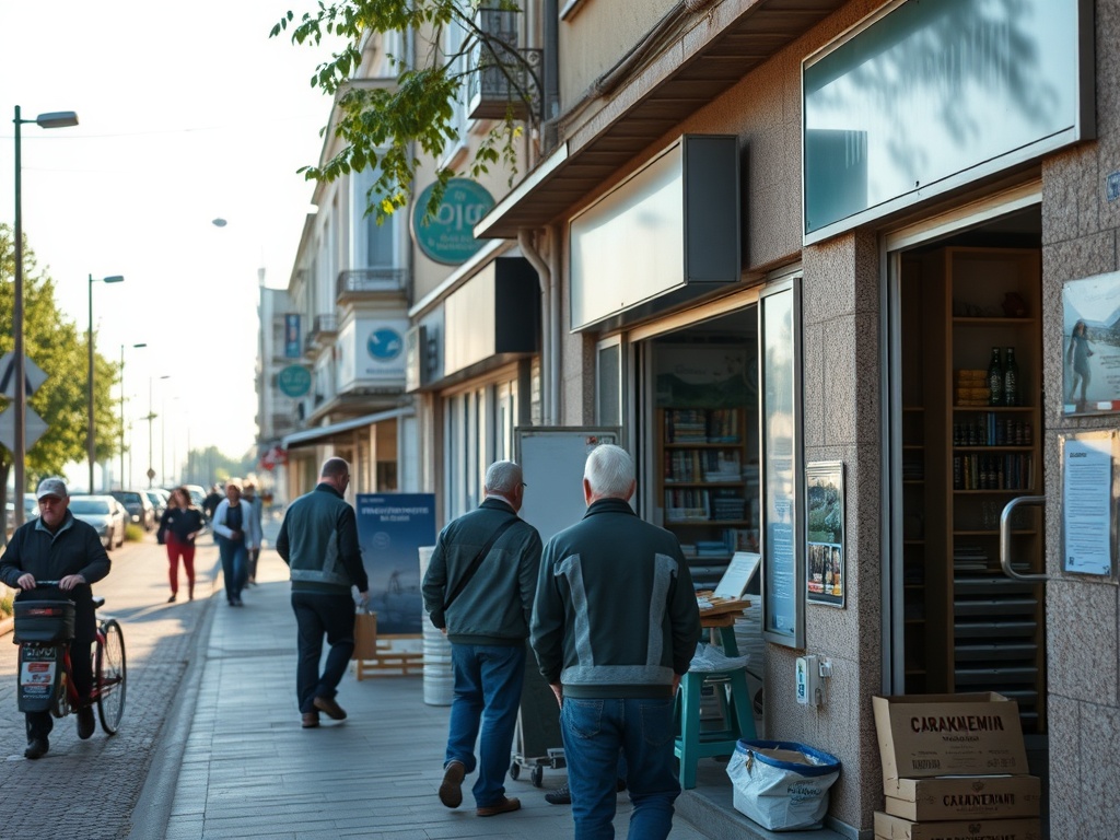 Mapa z zaznaczonym odcinkiem drogi ekspresowej S6 między Sławne a Słupsk, symbolizującym nowe miejsca pracy
